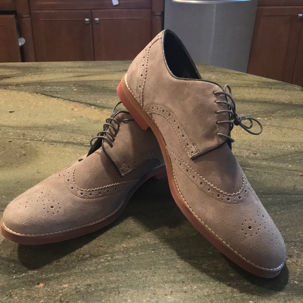 Men’s grey suede shoes size 12.5 ASOS